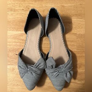 Restricted Striped Women's Flats